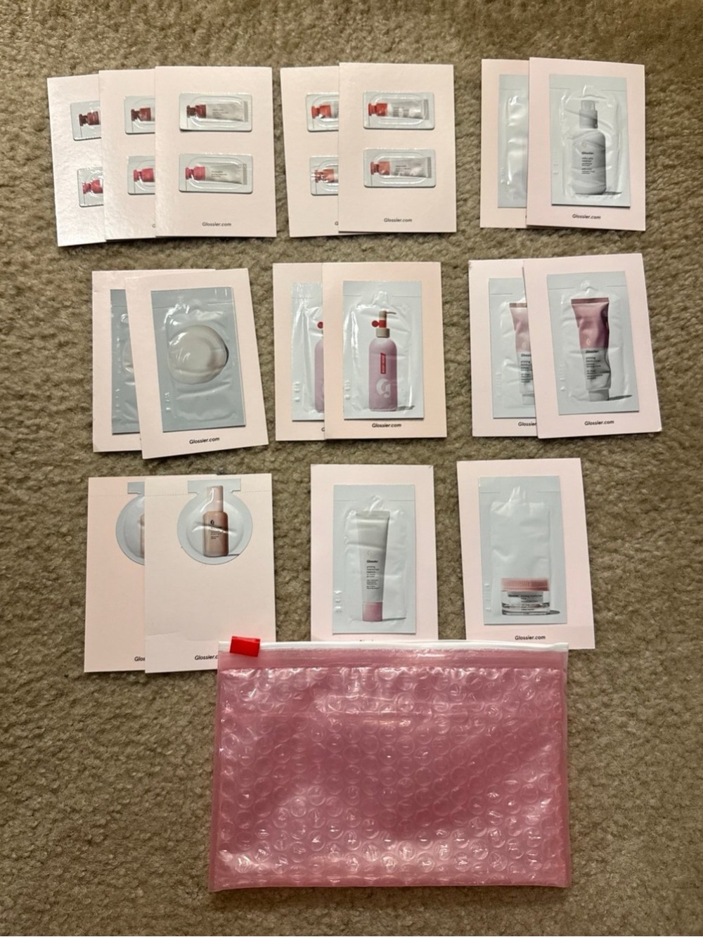 Glossier Samples Bundle of 17